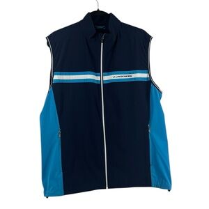 J.Lindeberg vest golf vest Deep Blue Coat sports outdoors sz xl